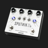 Spaceman Effects Sputnik IIb germanium fuzz pedal in white angled view