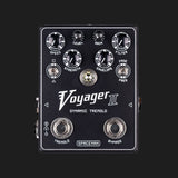 Spaceman Effects Voyager II dynamic tremolo pedal black front view